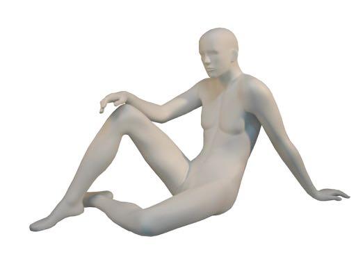 Eden - Male M1 M4 M3 Sculptures of the relaxed, confident male. Moulded shoestyle feet give a street finish without shoes. M2 M5 Measurements are: 82.