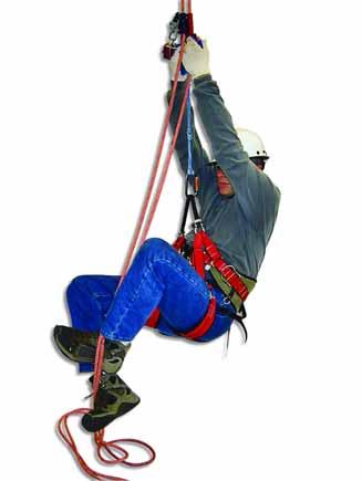 2) Two ascender rigs with single line back ups. is isolated, you can pull up an ascent line and clip in double ascenders, back them up on both lines and footlock the doubled line.