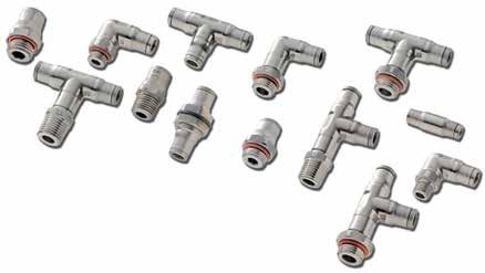 Prestolok PS Stainless Steel Push-to-Connect ittings Parker s Prestolok PS fittings are ideal for conveying corrosive fluids in aggressive environments.