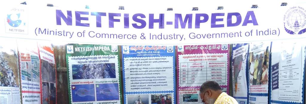 of Fisheries at Kozhikode by setting up an exhibition stall displaying self-explanatory posters on various recent developments, issues and problems in the