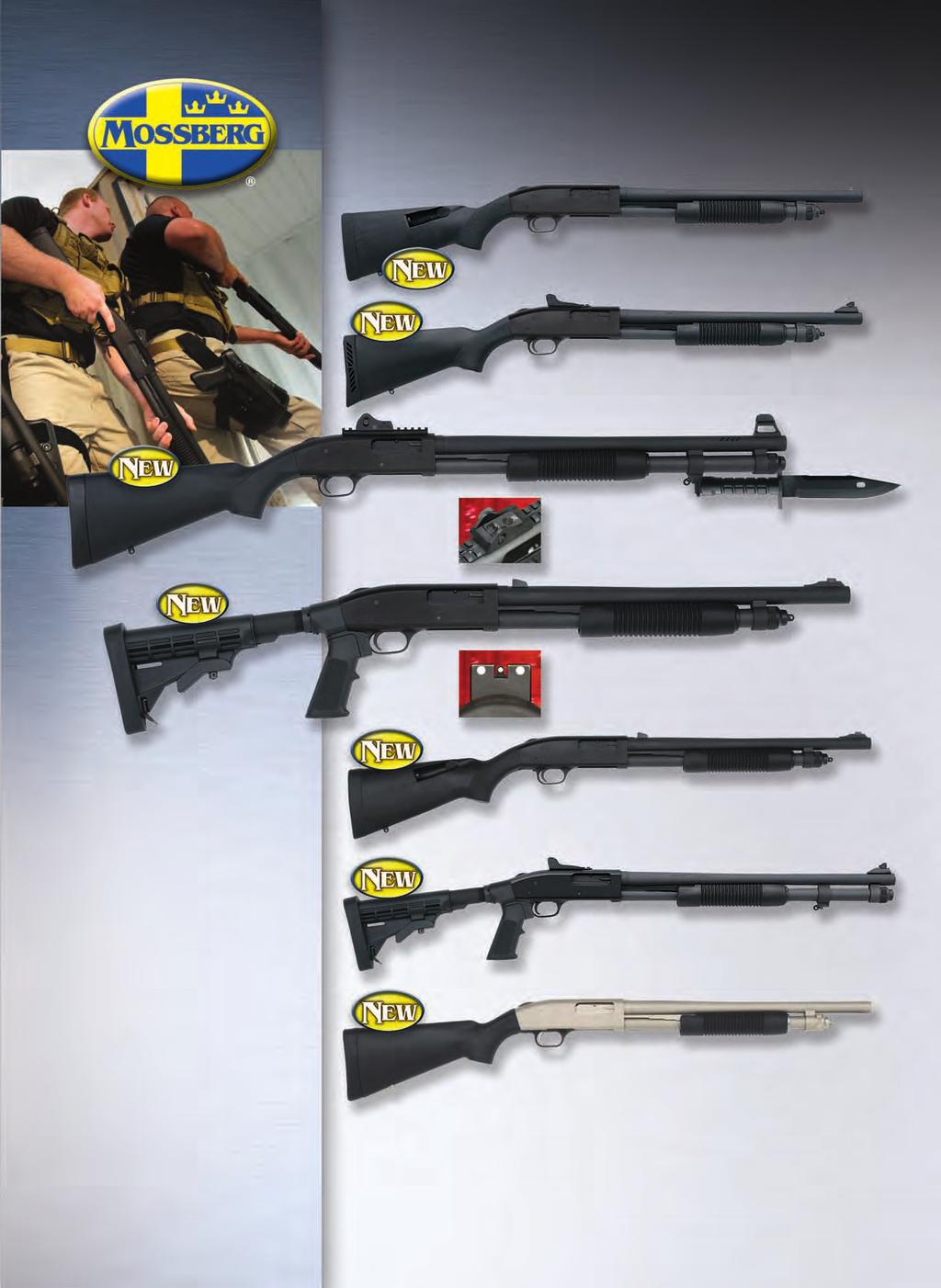 590A1 Special Purpose 13 SHOTGUN CONFIGURATIONS SEE PAGE 98 FOR PRODUCT SPECIFICATIONS 590A1 6 Shot 12 Gauge, 18.