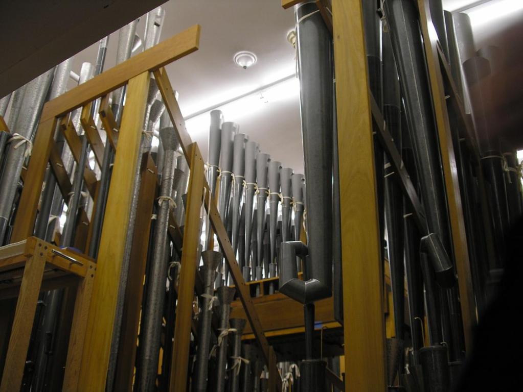 From 4 p.m. to 5 p.m., we could tour the fourth floor and see the string pipes, among others, and the blower room.