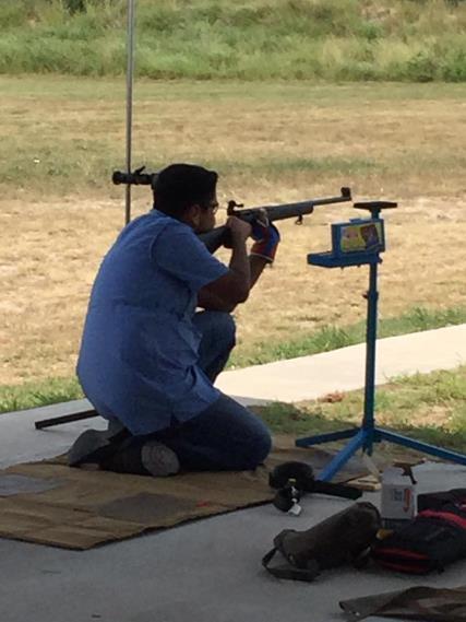 Shooting Sports is a Popular Project Jim Wells County 4-H members have been actively practicing their marksmanship skills in both rifle and archery competitions. Mr.