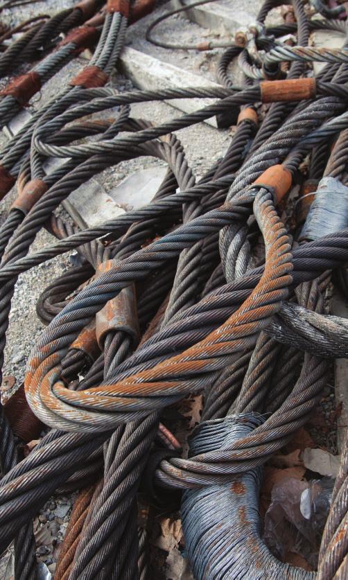 WIRE ROPE SLING INSPECTION & REMOVAL CRITERIA using the sling in a day-to-day job. He should look for obvious things, such as broken wires, kinks, crushing, broken attachments, severe corrosion, etc.