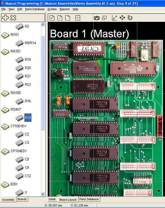 Mascot Programming Auto Image Add one single high quality image of the golden board to your assembly programme, using your AOI machine.