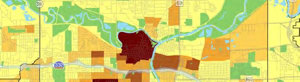 PKwY e 15Th st PRoPoseD PleAsAnT hill BlVD e 30Th st Pedestrian Percentage Map 5: Percentage of of Commuters Walking to Work, 2000 2000 BOONE STORY POLK JASPER DALLAS MADISON WARREN MARION InseT: