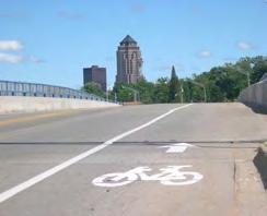 \ Bikeway 3.3 Currently, there are 12.5 miles of bicycle lanes in central Iowa in which 4.5 miles are in the Des Moines metro area.
