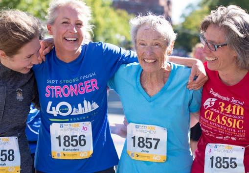 Vision for 2018 Now in its 42nd year, the Reebok Boston 10K for Women is giving the event a fresh new look as a celebration of female empowerment through the lens of health and