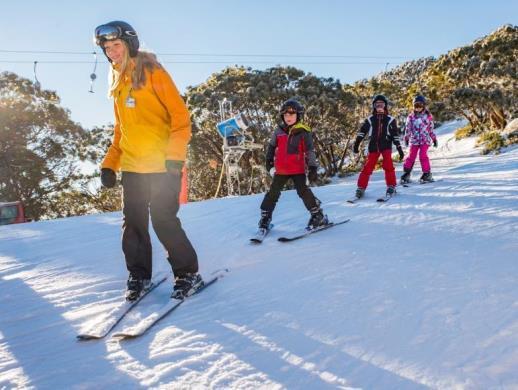 Other Information Snow Sports Levels Our school program can cater for first time skiers or riders to the most advanced. We allocate one instructor per minimum of eight people.