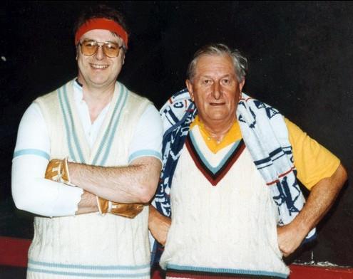 John Pretlove 1994 with Bob Dolby The great Doctor Cyriax: Dr. Cyriax was invited and played two games partnered by Sid Jones versus Roy Birmingham and myself.