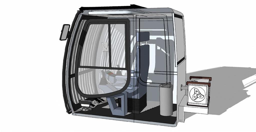 To ensure that no contaminated outside air can penetrate through any leaks, the SBA 80 protective ventilation system generates overpressure in the cabin of the construction machine.