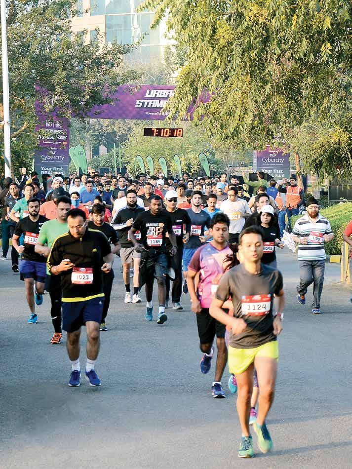 On the morning of 5 th March, corporate Gurugram woke up and witnessed a first of its kind running initiative.