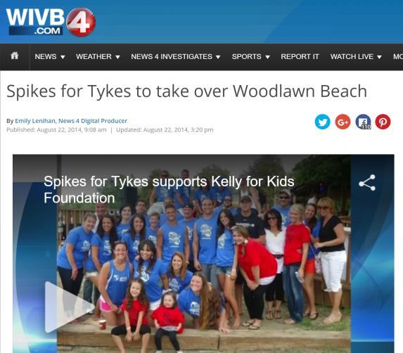 PR/SOCIAL MEDIA The 2018 Buffalo Spikes For Tykes Event will