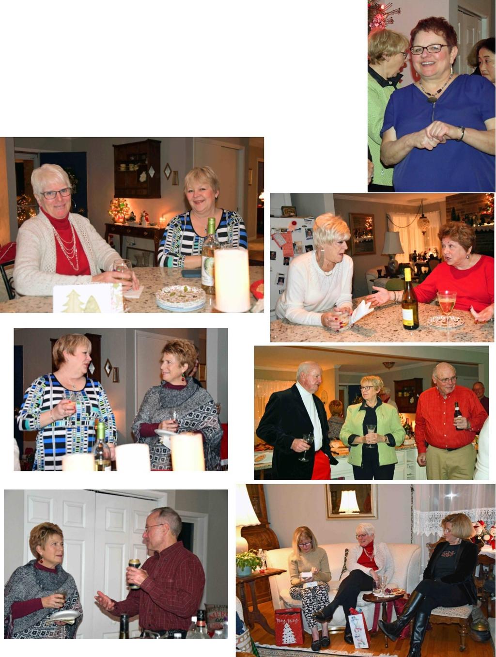 THE HOLIDAY PARTY Saturday, December 15, the place to be was Dottie Daly s as she once again opened her beautiful home for ASGA s Holiday Party.