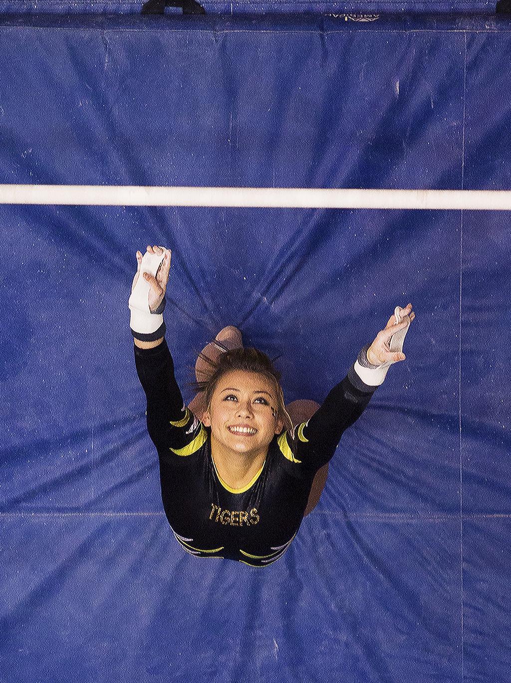 In 2011, earned a 23rd place finish in the all-around at the U.S. Junior Olympics competition. Bars: 9.725 (Exh. at NC State, 2014) Beam: 9.775 (vs.