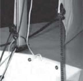 3. Sail Control Jib The jib halyard replaces the headstay when the jib is up, allowing for a wide adjustment of mast rake. The headstay will fall slack when the jib halyard is properly tensioned.