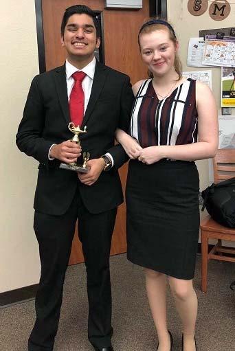 two regional tournaments. First was the Youth and Government tournament where we qualified 19 students to the state meet in Austin.
