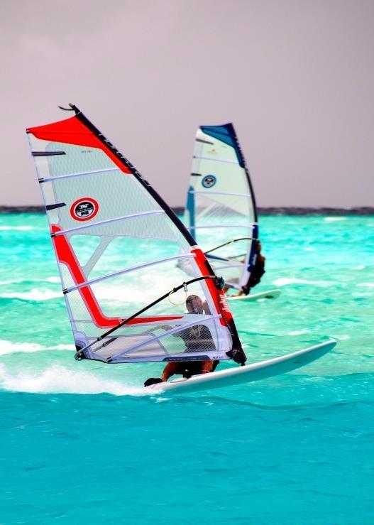 Windsurfing Windsurf equipment rental for experienced windsurfers is complimentary to the guest.