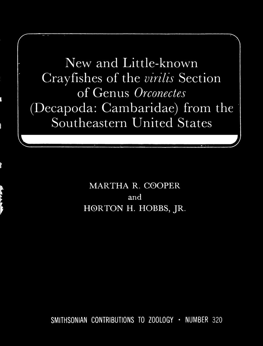 MARTHA R. COOPER and HORTON H.