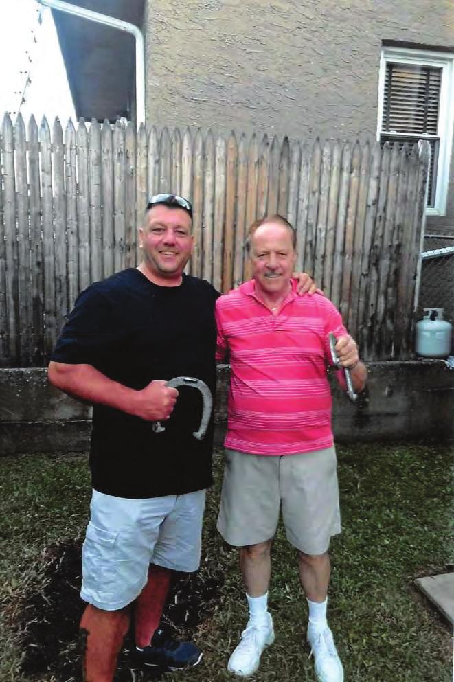 There were six teams competing in horseshoes and 10 teams in shuffle board. The winners of the horseshoe event were Harvey Surette and John Montgomery for the second consecutive year.