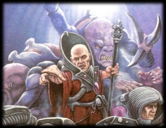 GENESTEALER CULTS Below is a list of all wargear not already found in the Warhammer 40,000 rulebook under the ranged and melee weapons sections: Armour The Genestealer Cults use a variety of armour