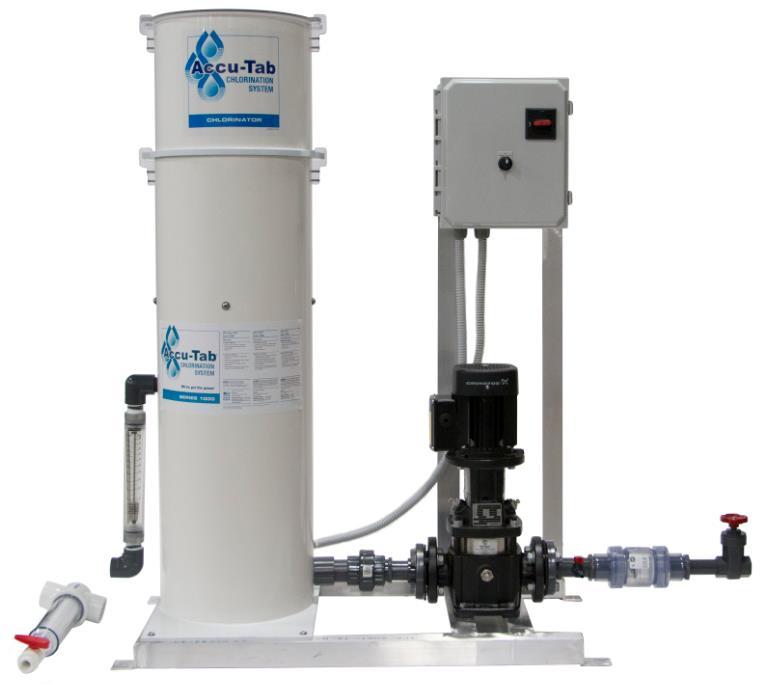 System Description The Accu-Tab tablet chlorinator system incorporates an Axiall chlorinator, which is designed to utilize Axiall s Accu-Tab SI calcium hypochlorite tablets.