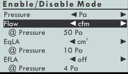 5.3 Mode Setup The DM-2 gauge is set to use a preset unit measurement configuration for each of the available modes. Table 6. Default mode set-up.