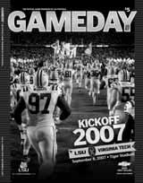 Game 2 INTRO NOTEBOOK COACHES TIGERS REVIEW THE SEASON HISTORY 2007 CHAMPIONS #9/9 Virginia Tech #2/2 Sept. 8, 2007 Tiger Stadium Baton Rouge, La. 92,739 Tigers Click In Win Over No.