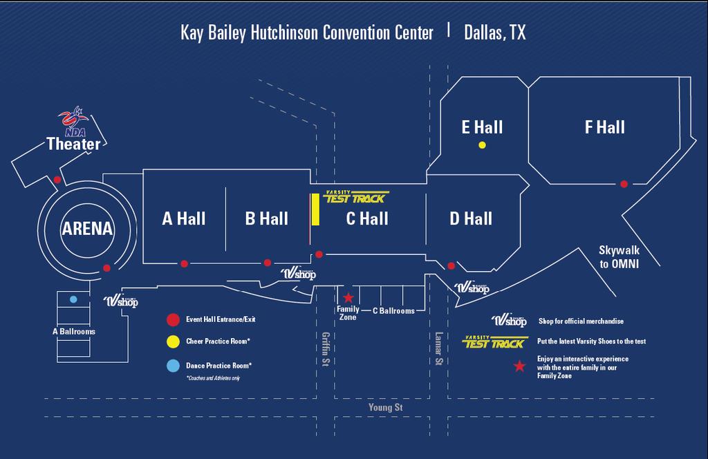 CONVENTION CENTER LAYOUT PROGRAMS/ SCHEDULES NCA, in an effort to be green--will have schedules available through a QR reader at the event.