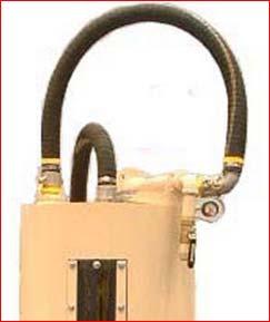 Firmly secure the Carburetor tool with pipe clamp bolts and install the trash screen.