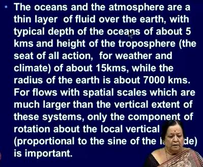 typical depth of the oceans of about only about 5 kilometers okay and you saw the troposphere is typically up to about 16 kilometers or so 15 or 16 kilometers or so