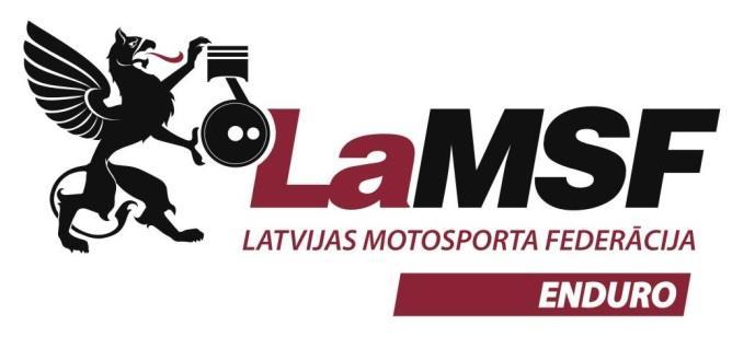 ENDURO SPRINT REGULATIONS 2018 of Baltic Cup and Baltic Club Team Cup and Latvian Cup and Latvian Club Team Cup Enduro Sprint regulations (hereinafter referred to as Regulations) of Baltic Cup and