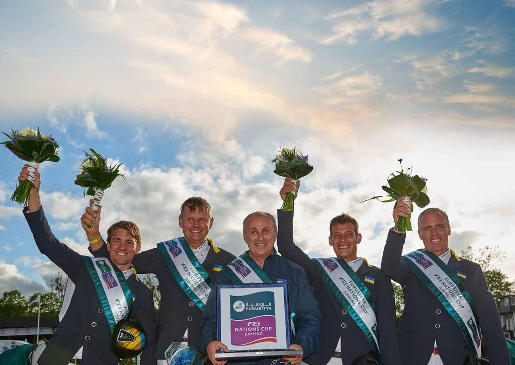FURUSIYYA FEI NATIONS CUP JUMPING 2016 UKRAINE MAKES IT A THREE IN A ROW AT SOPOT Via: FEI The Ukrainian team continued their relentless campaign for promotion to Europe Division 1 and a place at the