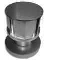 5 Pro-Form Round Co-Linear DV Termination Cap (with Square Base) 3 x 3 940033HWS 3 x 4 940034HWS 12 Pro-Form Vertical Round Co-Linear DV Termination Cap (with Round