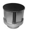 12 Pro-Form Vertical Round Co-Axial DV Termination Cap 4 Inside 6 5/8 DVR6-VCH 5 Inside 8 DVR8-VCH 13 Pro-Form Vertical Round Co-Axial Cap Wind Guard Order #