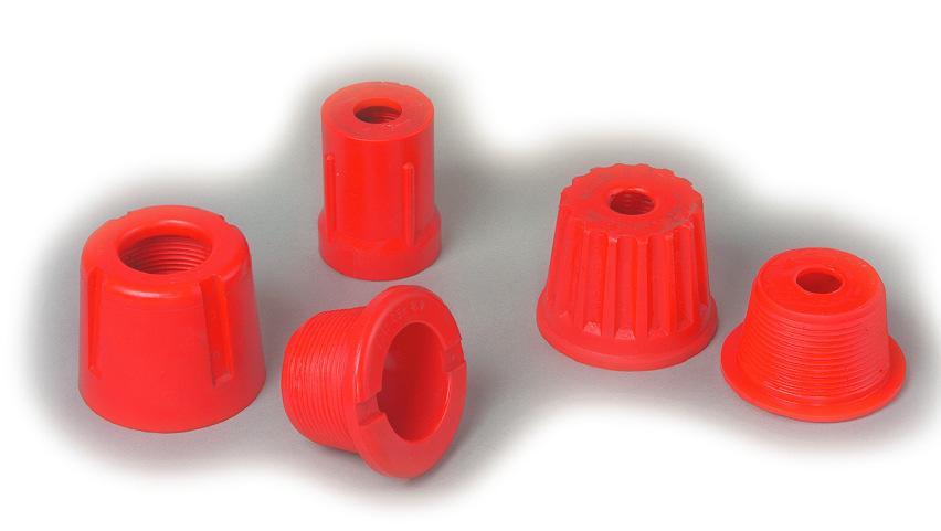 The Polyurethane Thread Protectors absorb rather than transfer shock and take almost any kind of abuse in handling and storage of drill collars and drill pipe.