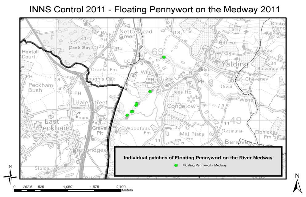 3.0 River Medway: There is some historical data for FPW in the area.