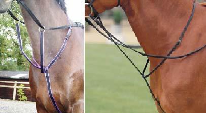 Figure 7 Running Martingale Standing Martingale No types of leg protection, such as boots or leg wraps, are permitted on the horse in flat or over fences classes.