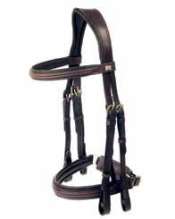 The International Bridle comes in four finishes - leather lined, nubuck lined, white lined and Patent