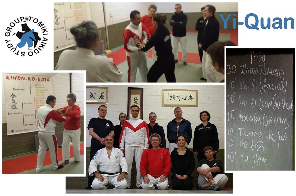 STUDY GROUP TOMIKI AIKIDO Sunday 7 th February, 2016 This morning we continued with the solo exercises but with extended time periods holding each pose.