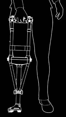 Temporary setting iwalk leg is shorter than human leg 5 Angle 5 Knee bend Maximum Efficiency Settings STEP 4 A) Remove the crutch.