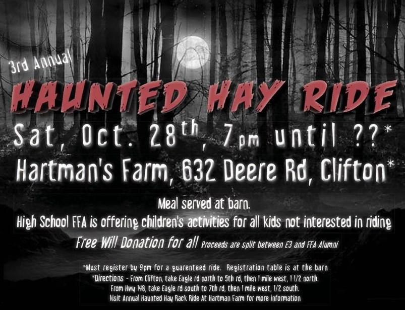 DETAILS THAT MAY HELP INCLUDE... 1. Address is 632 deer Rd, Clifton, KS. Best way to get to event is off of "Eagle Rd" (blacktop that runs North out of Clifton).