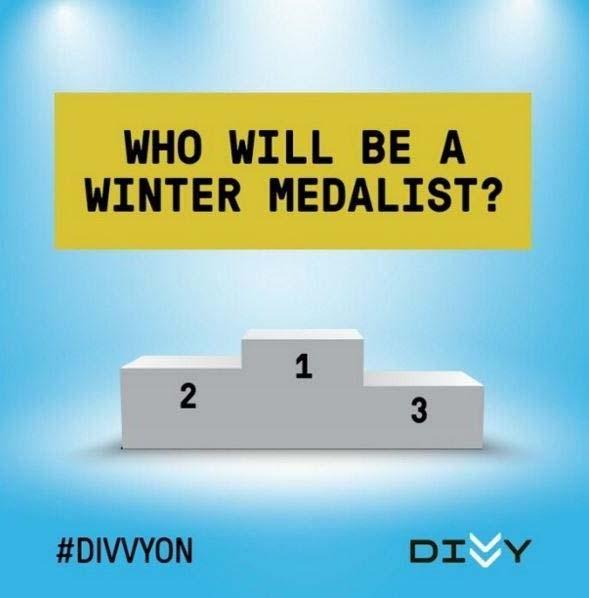 Divvy s winter marketing programs Winter Ridership Contest during lead in to 2014 Olympics in Sochi, Russia Gold Medal: Awarded to any member who took 50+ trips
