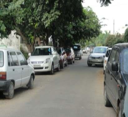radius c) On street Parking Causes congestion on the main arteries however it