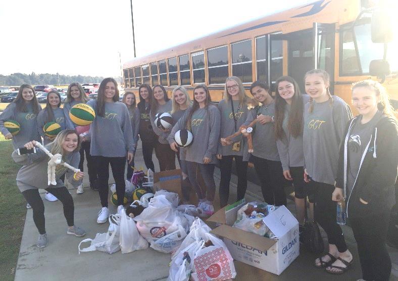 GCT Lady Eagles Team up to Provide Children s Gifts The GCT Lady Eagles Basketball team