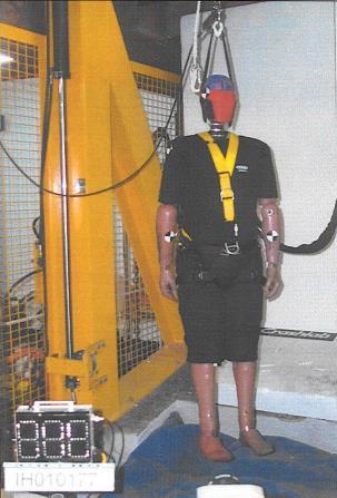 HARNESS ATTACHMENT POINT TESTING USING AN ARTICULATED, INSTRUMENTED DUMMY Test carried out by RTA