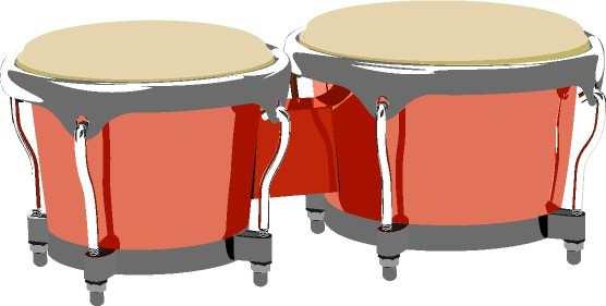Bongo patterns You can use the drum patterns in this book also to play the bongos. Play an open tone on the hembra for the bass drum and play an open tone on the macho for the snare drum.