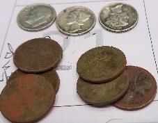 FINDS OF THE MONTH (JAN) COINS: