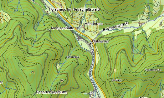 Trail Network in Germany Historic trail network is very dense: Gravelled