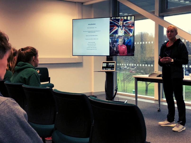 Students were provided with insights into the life of an elite athlete and workshops that covered nutrition, injury prevention and rehabilitation, strength and
